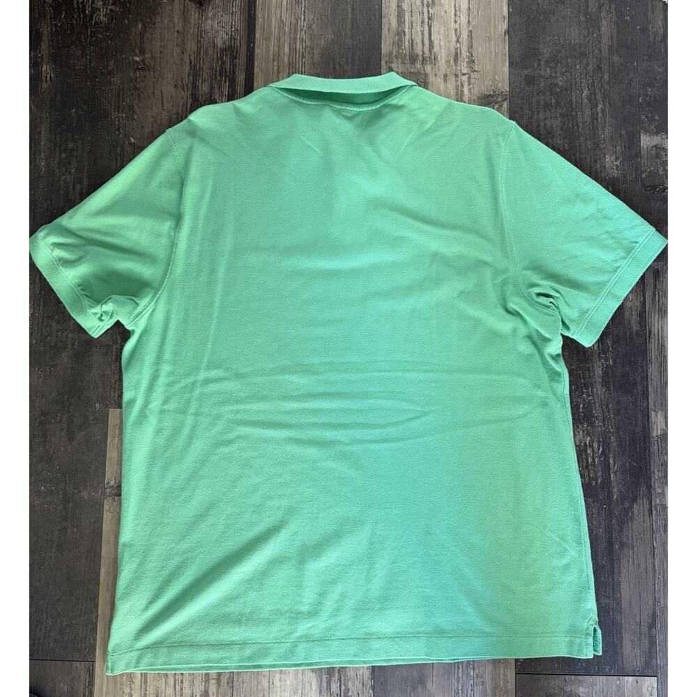 Vineyard Vines Men’s Large Green Classic Fit Polo Shirt 100% Cotton Whale Logo - Picture 3 of 6